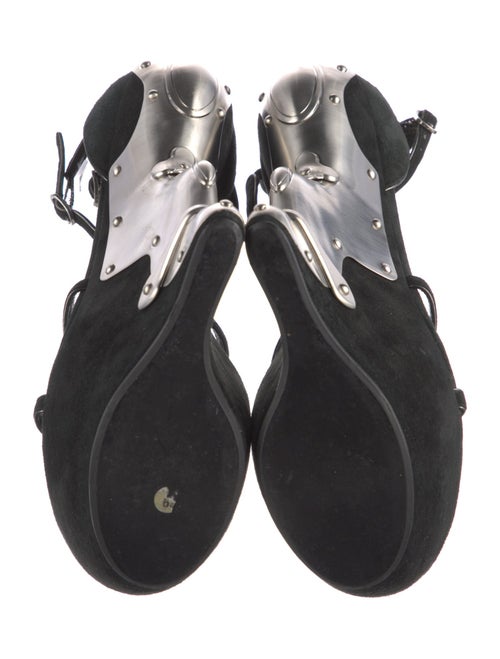 Alexander McQueen Suede T-Strap Pumps