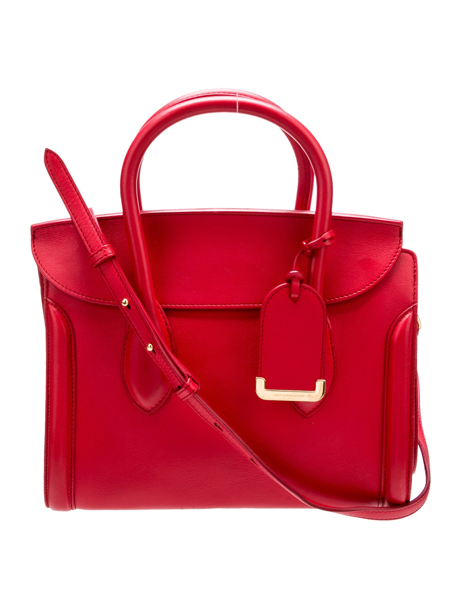 Alexander McQueen Leather Top Handle Bag