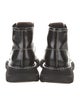 Alexander McQueen Leather Lace-Up Boots