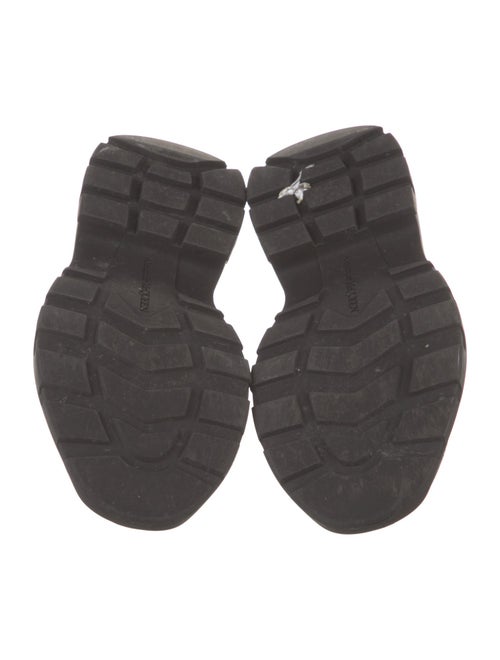 Alexander McQueen Leather Lace-Up Boots