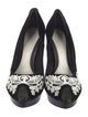 Alexander McQueen Suede Graphic Print Pumps