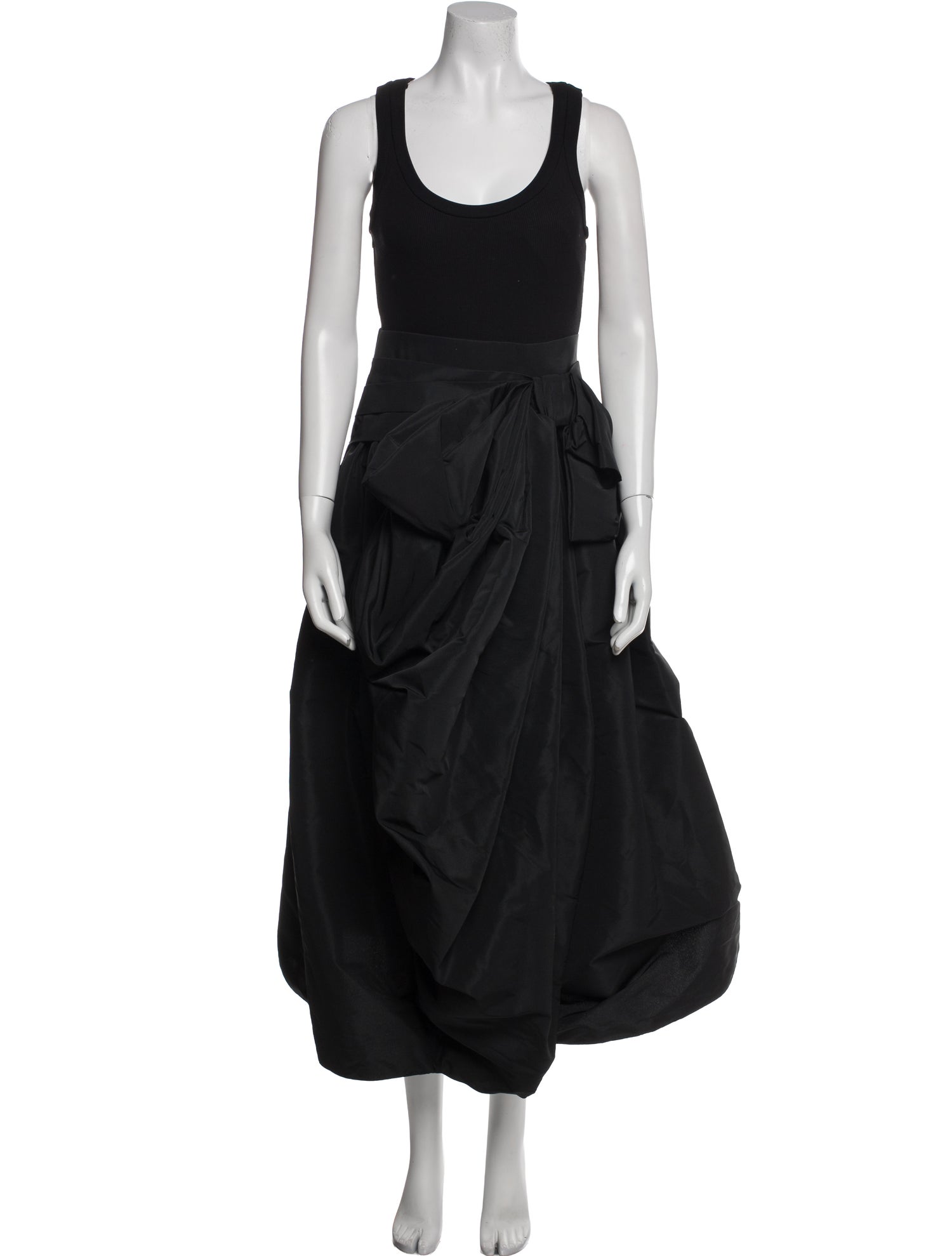 Alexander McQueen Scoop Neck Long Dress