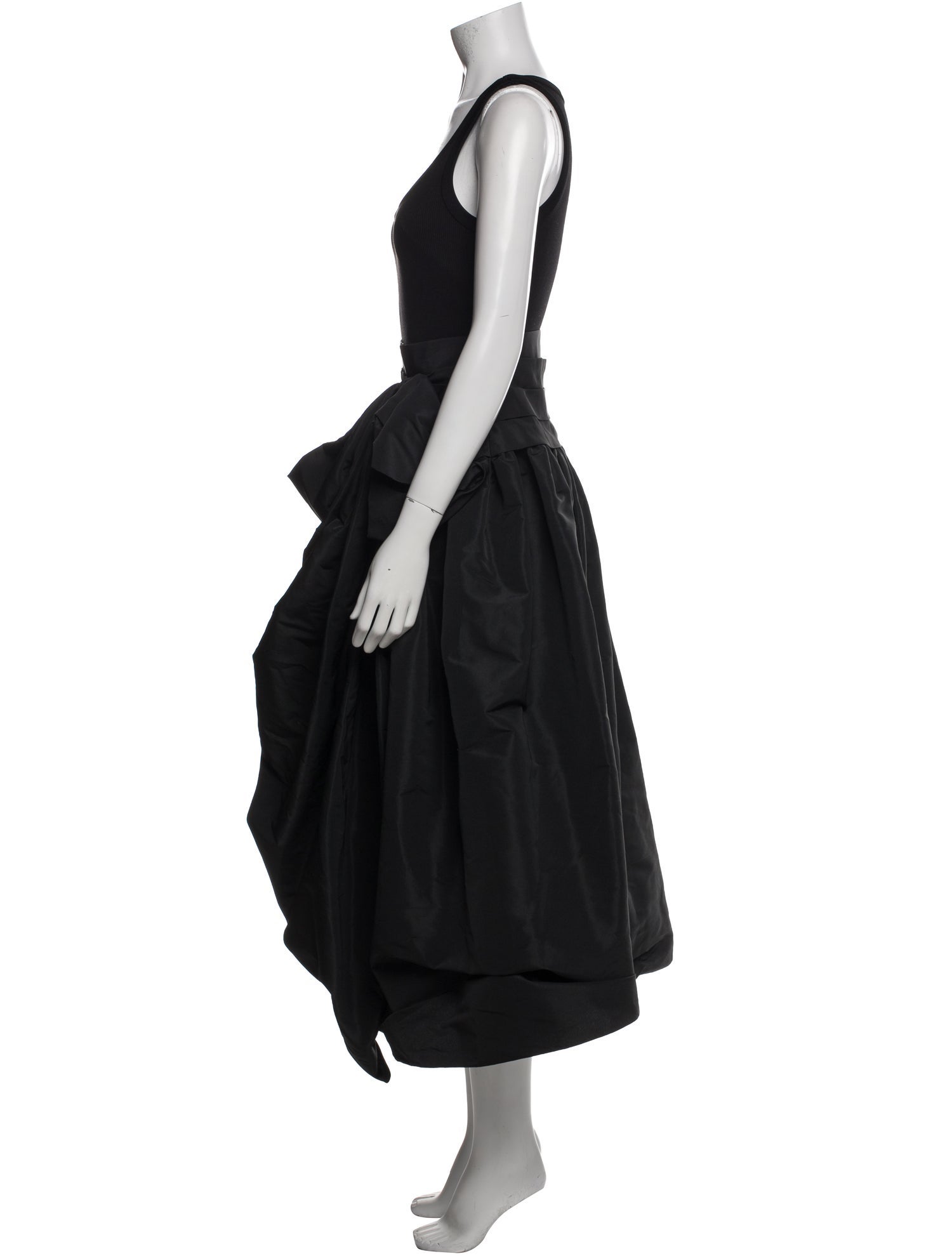 Alexander McQueen Scoop Neck Long Dress