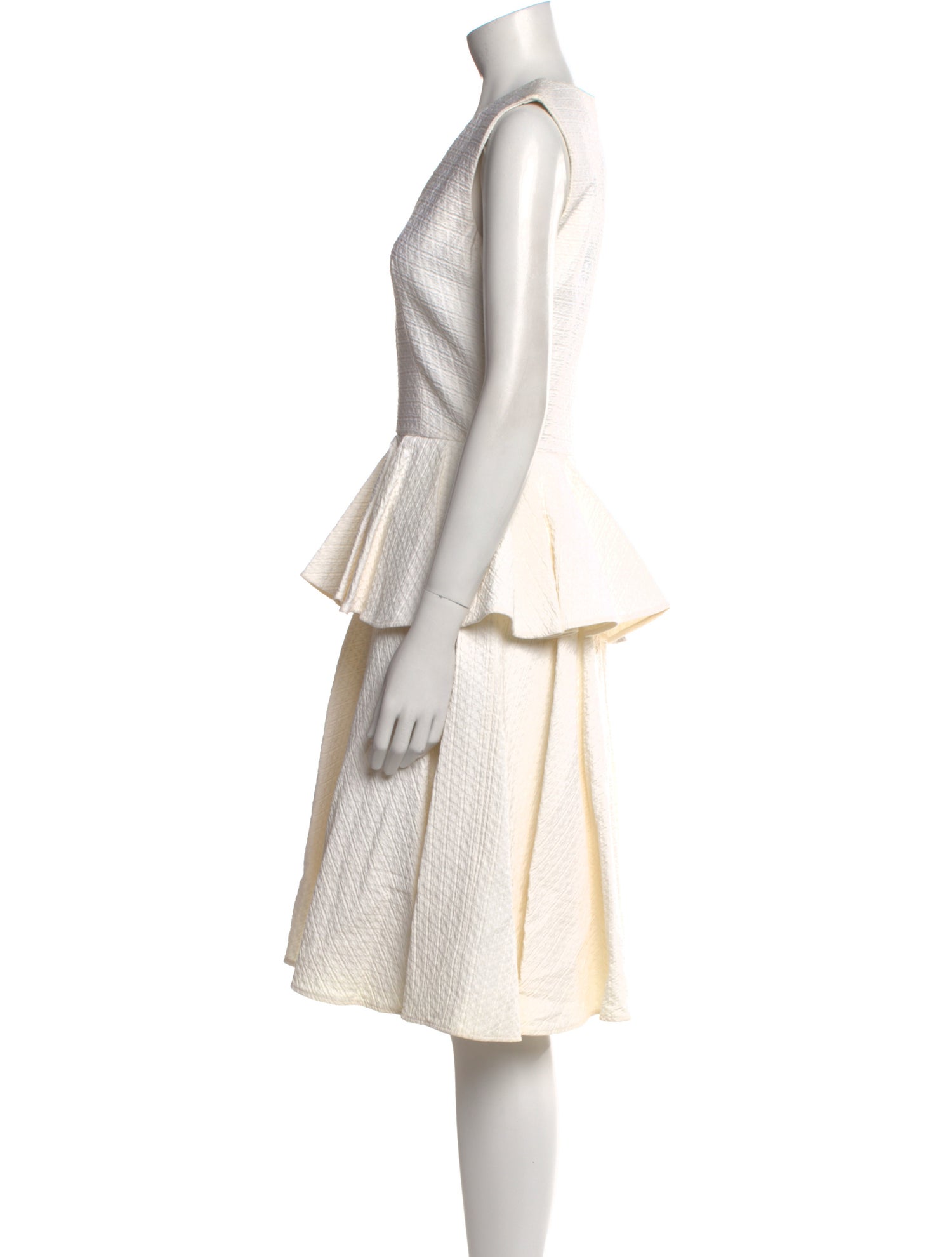 Alexander McQueen V-Neck Midi Length Dress w/ Tags