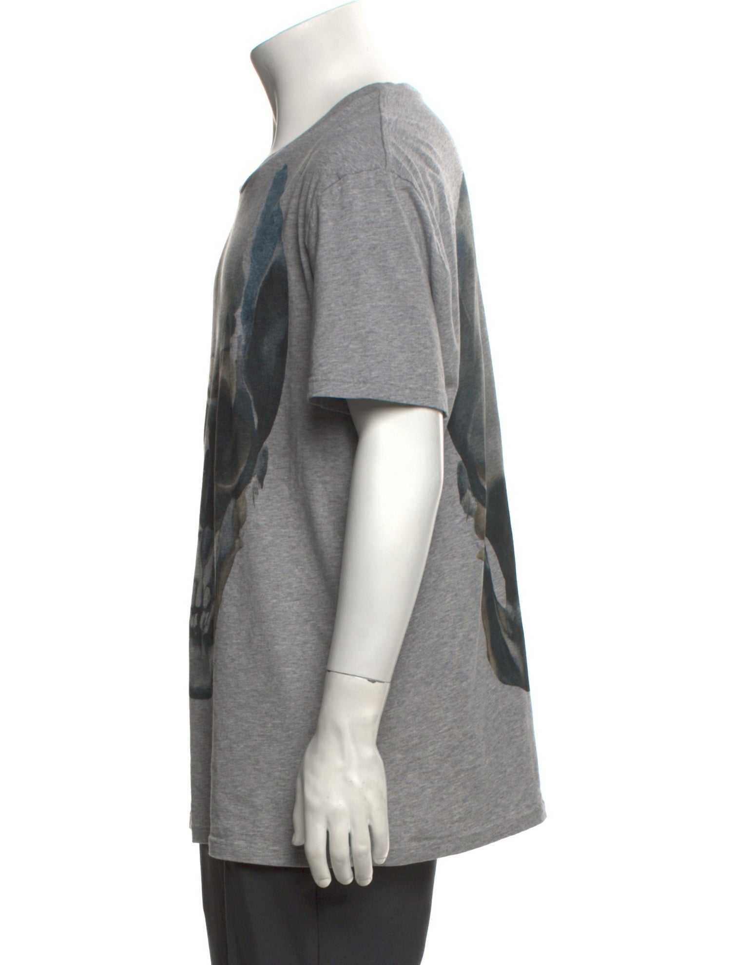 Alexander McQueen Printed Crew Neck T-Shirt