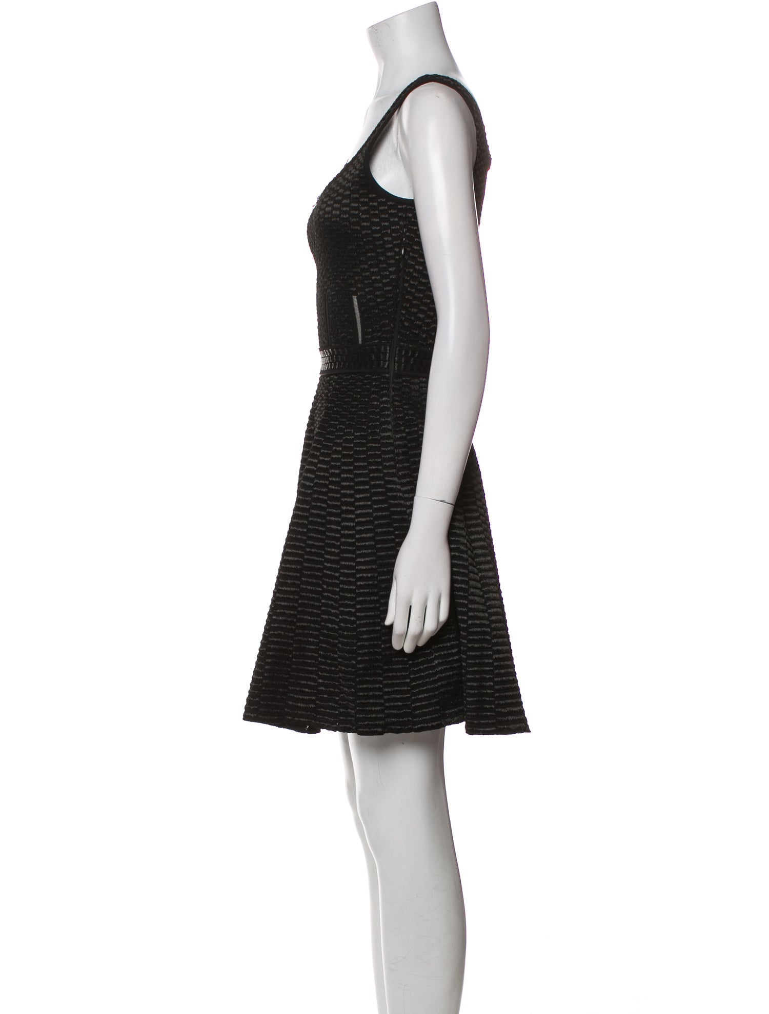 Alexander McQueen Striped Mini Dress