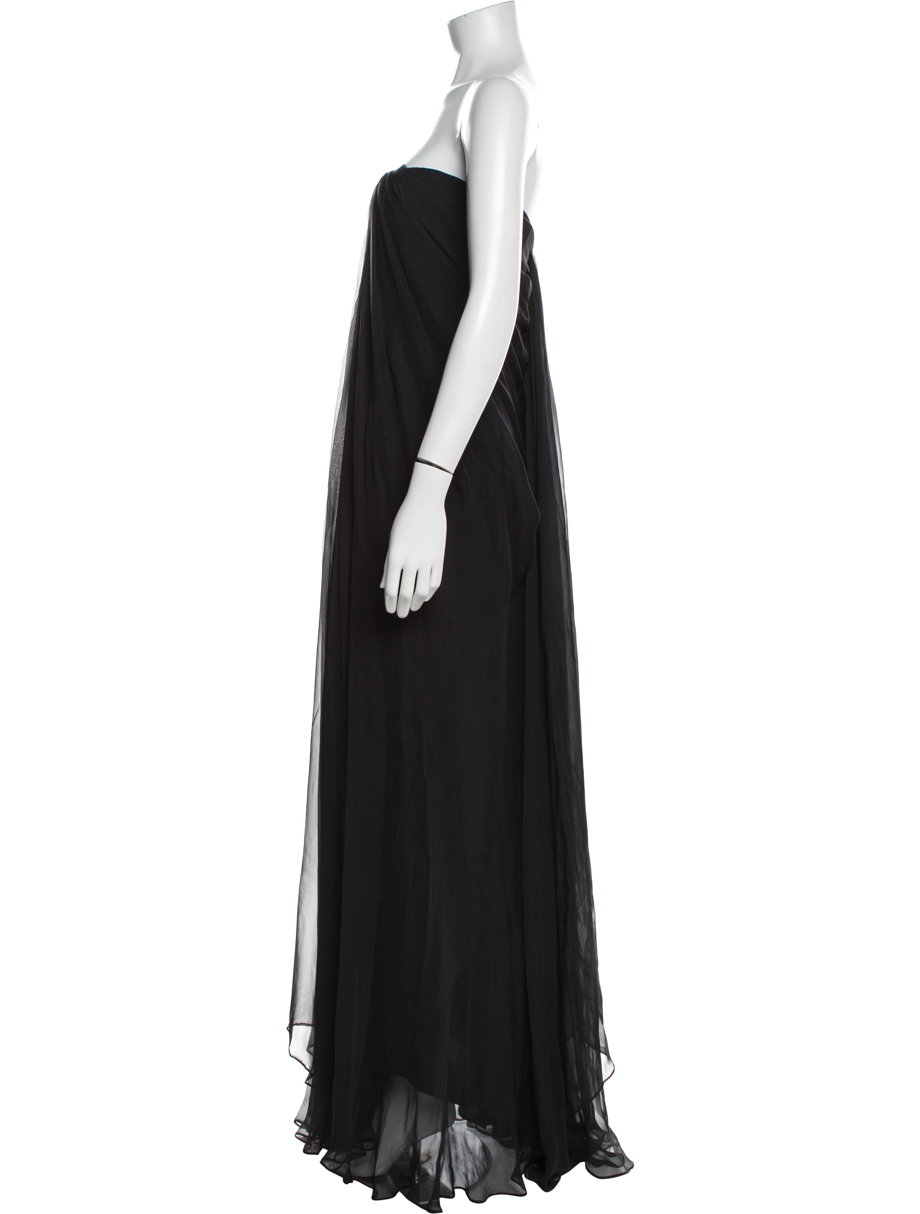 Alexander McQueen Silk Long Dress