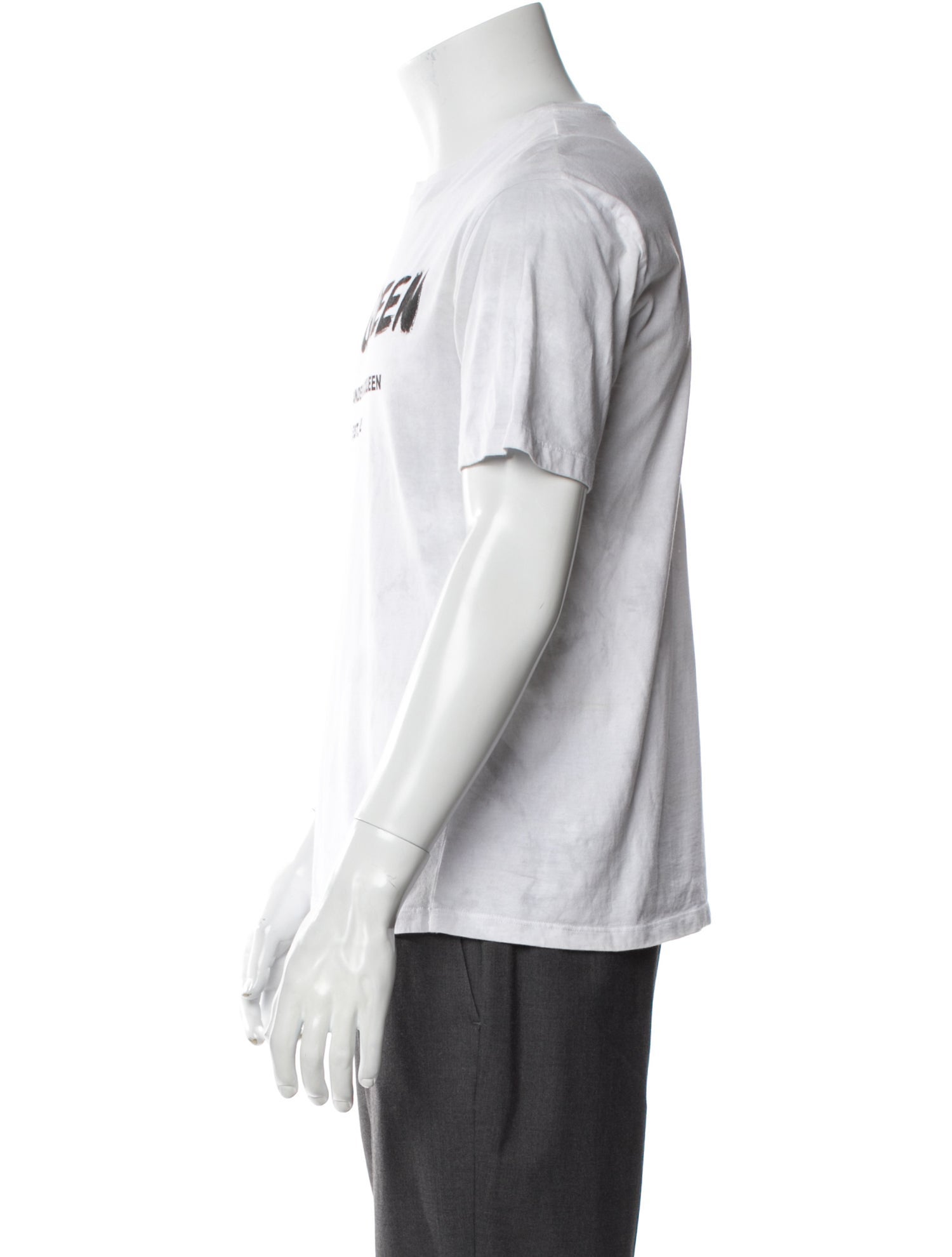 Alexander McQueen Graphic Print Crew Neck T-Shirt