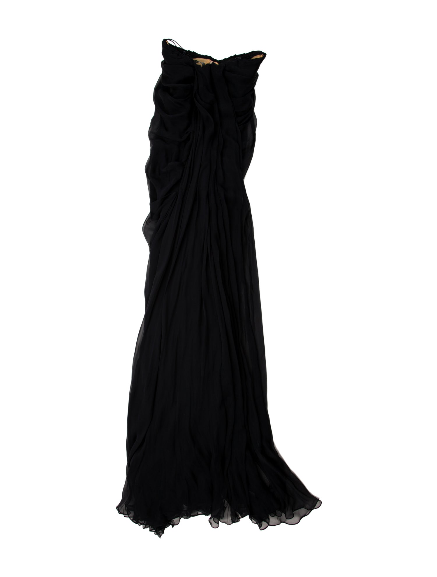 Alexander McQueen Silk Long Dress