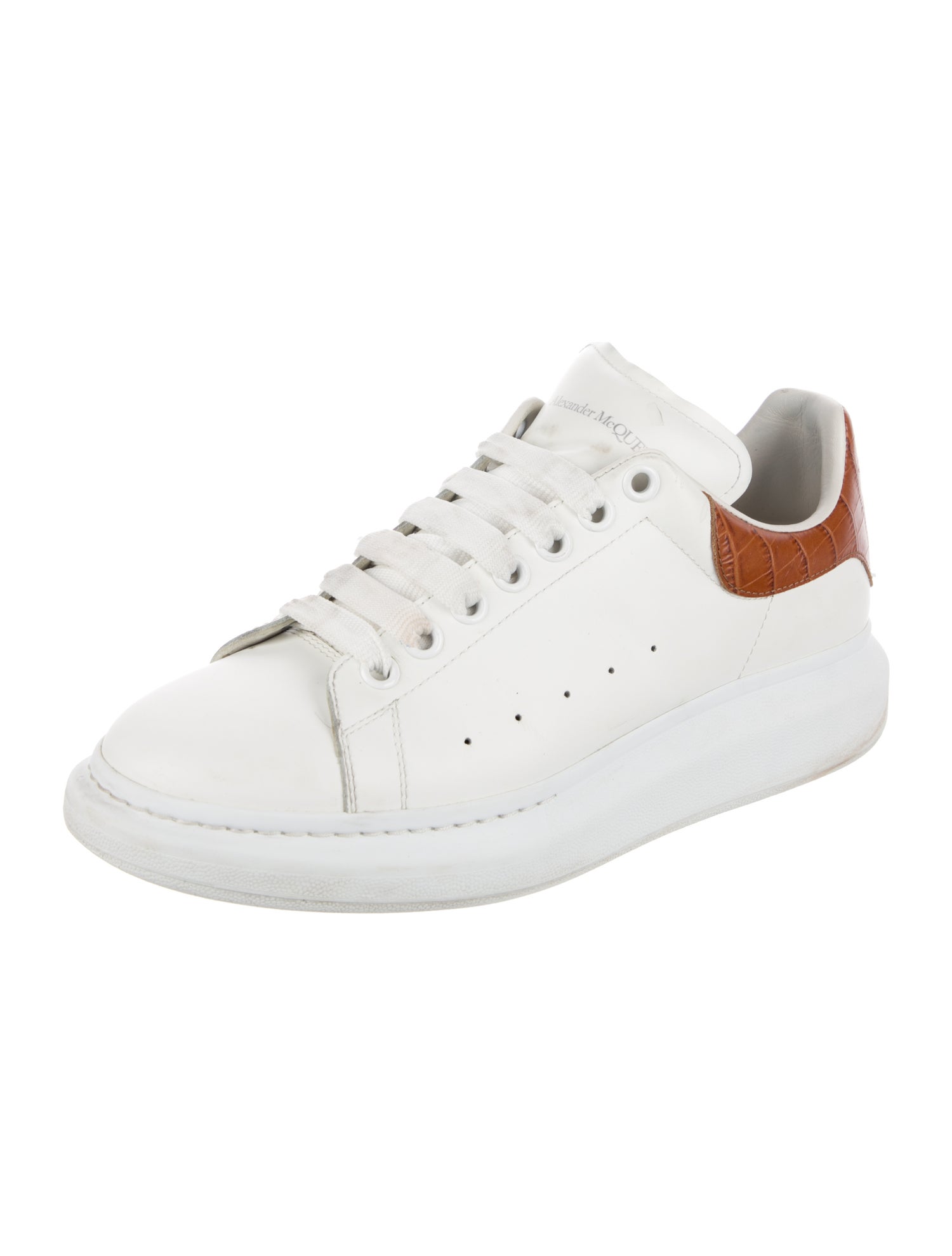 Alexander McQueen Leather Chunky Sneakers