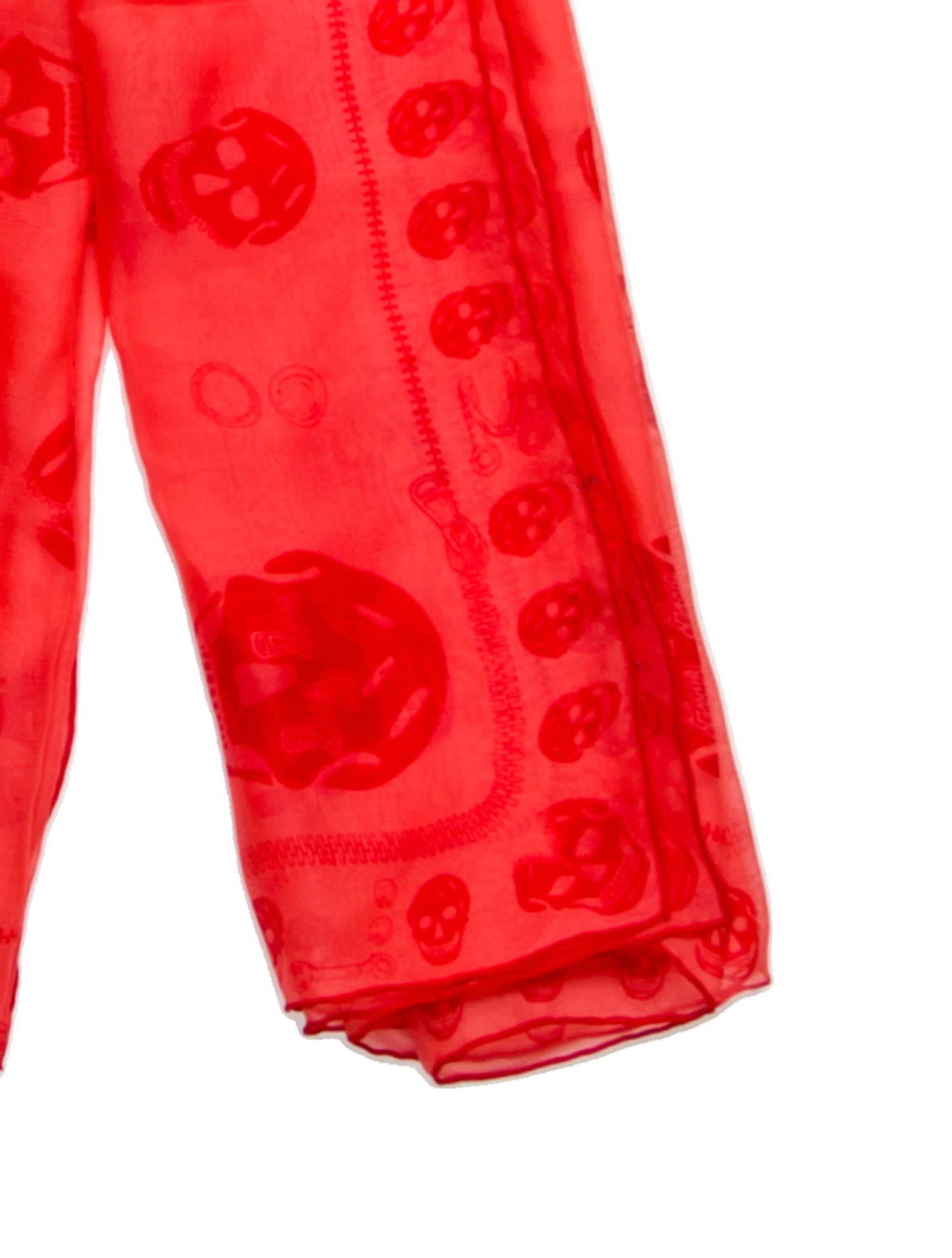 Alexander McQueen Silk Skull Scarf