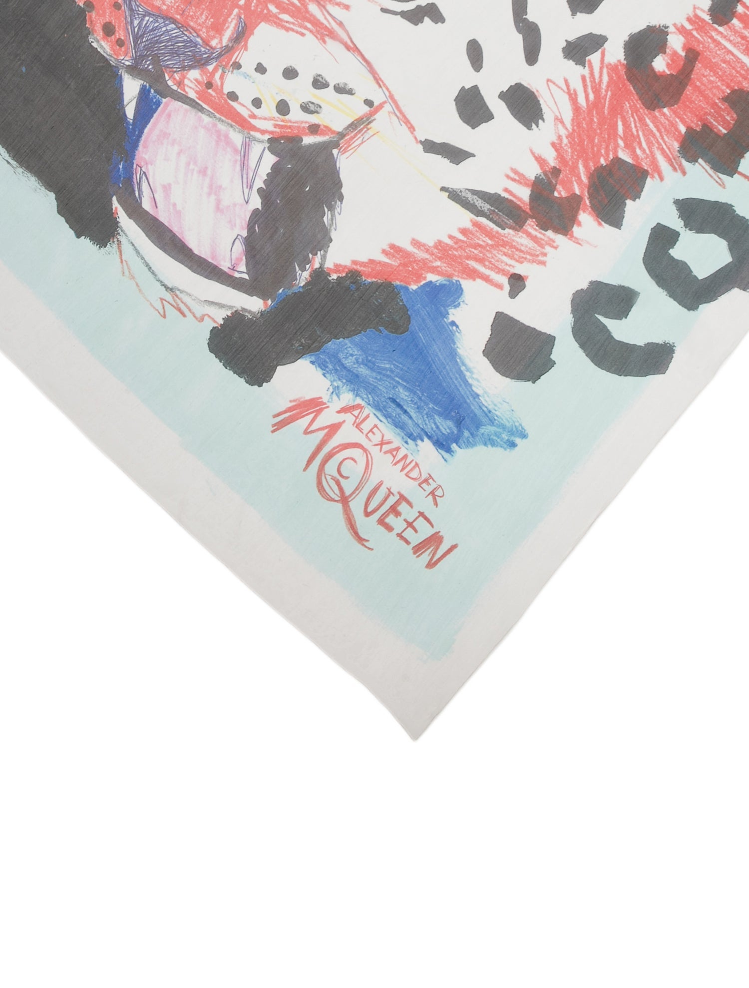 Alexander McQueen Silk Printed Scarf