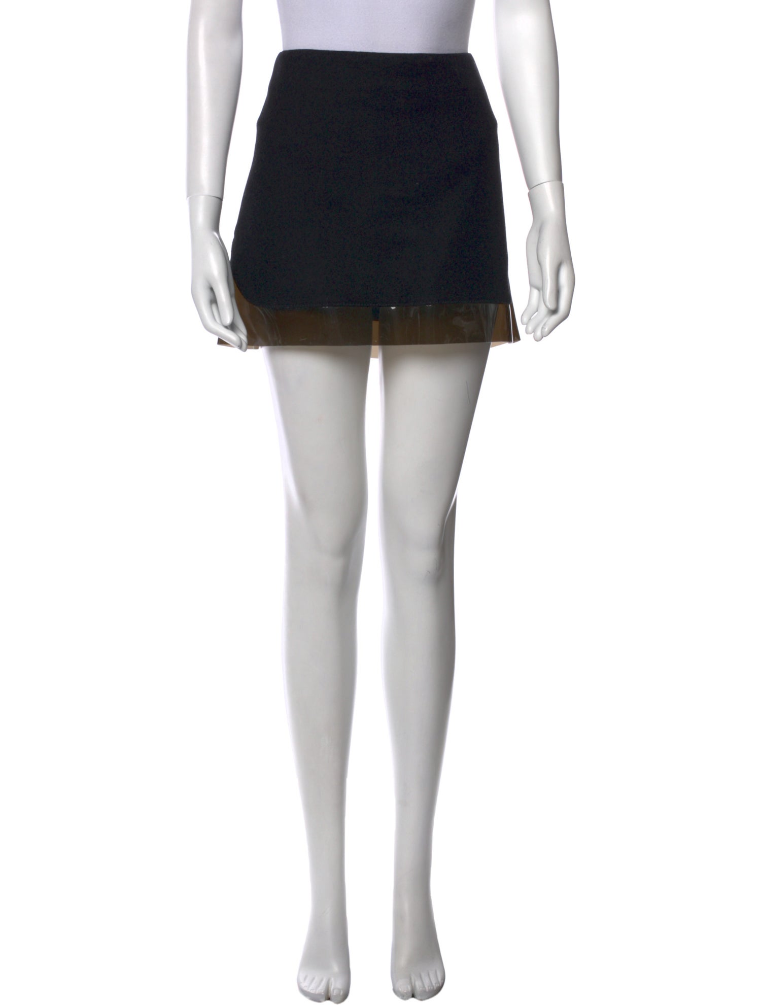 Alexander McQueen Virgin Wool Mini Skirt