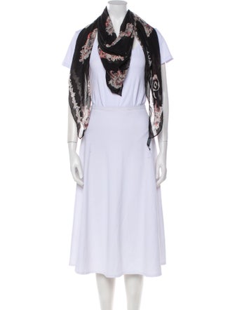 Alexander McQueen Silk Skull Scarf