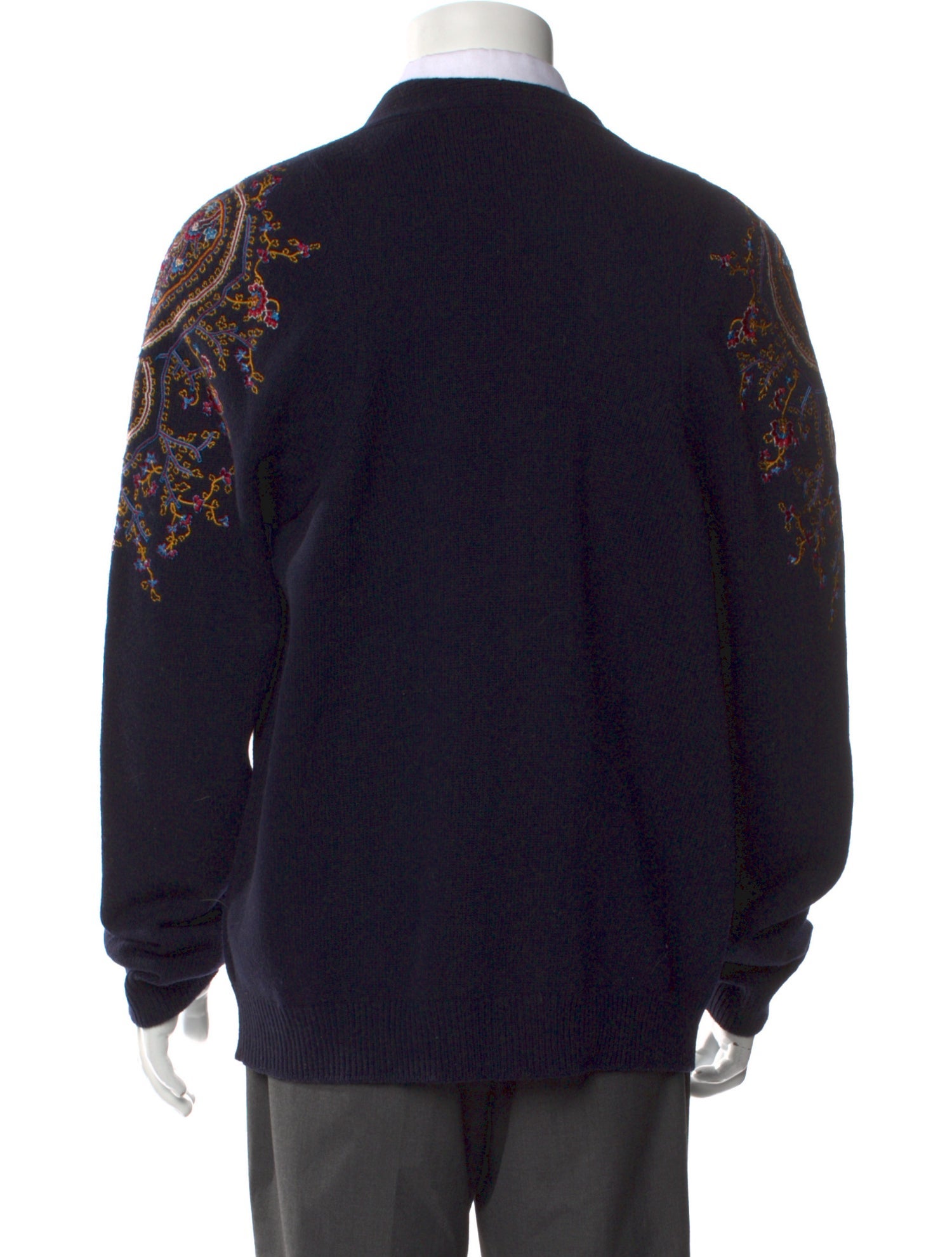 Alexander McQueen Wool Printed Cardigan