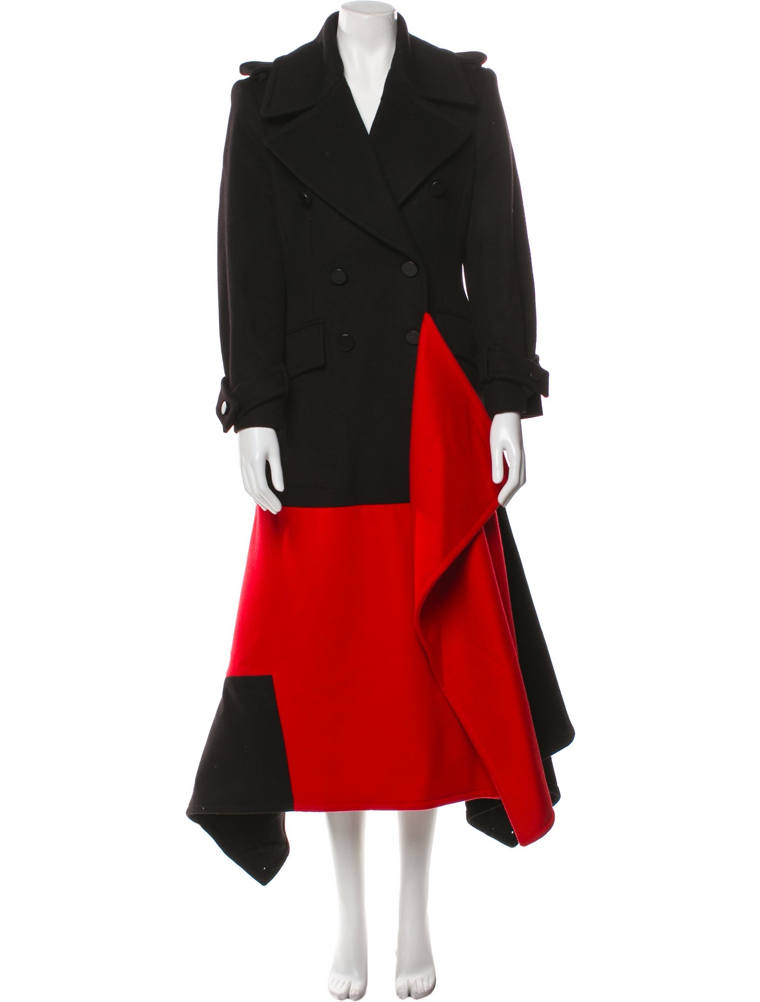 Alexander McQueen Wool Peacoat