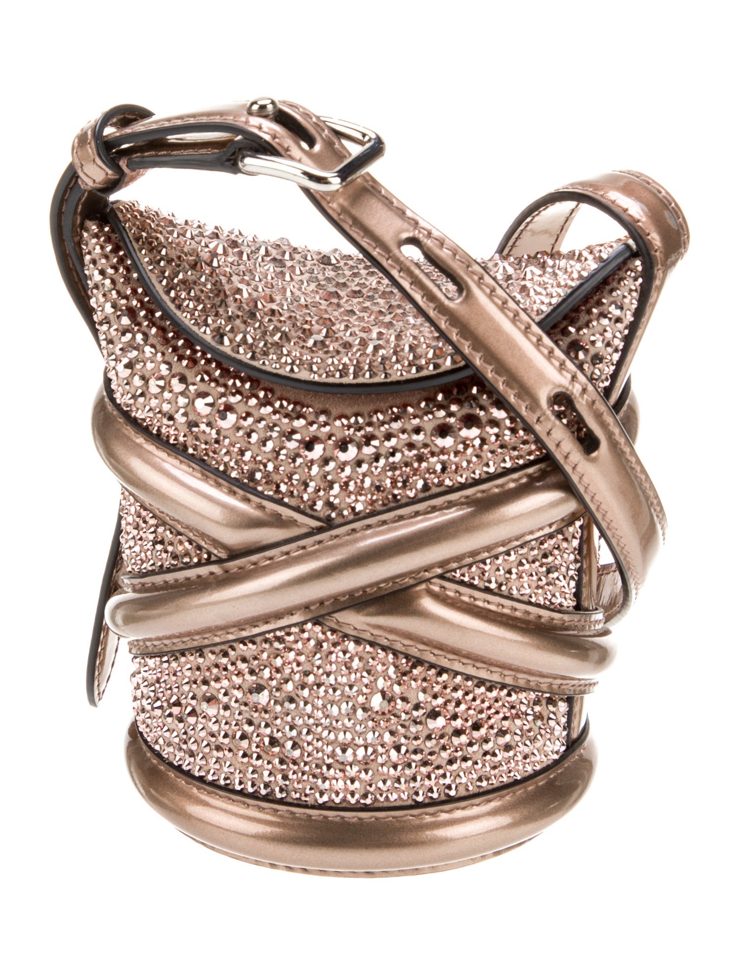 Alexander McQueen Crystal Bucket Bag
