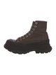 Alexander McQueen Canvas Hiking Boots