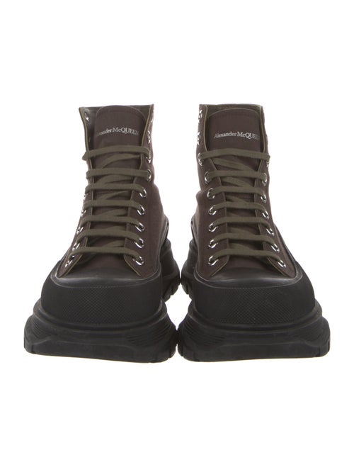 Alexander McQueen Canvas Hiking Boots