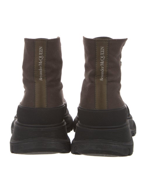 Alexander McQueen Canvas Hiking Boots