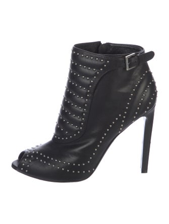 Alexander McQueen Leather Patterned Boots