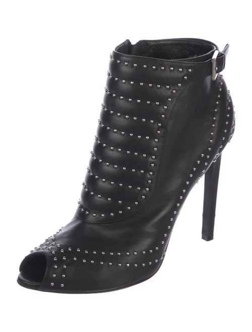 Alexander McQueen Leather Patterned Boots