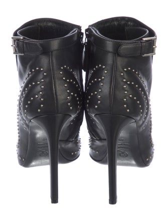 Alexander McQueen Leather Patterned Boots