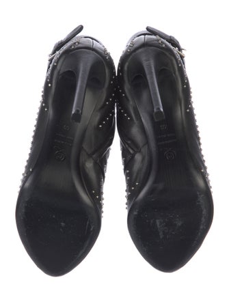 Alexander McQueen Leather Patterned Boots