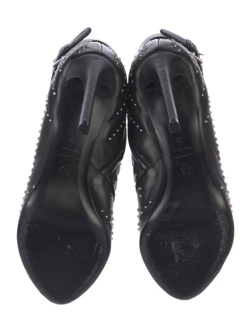 Alexander McQueen Leather Patterned Boots