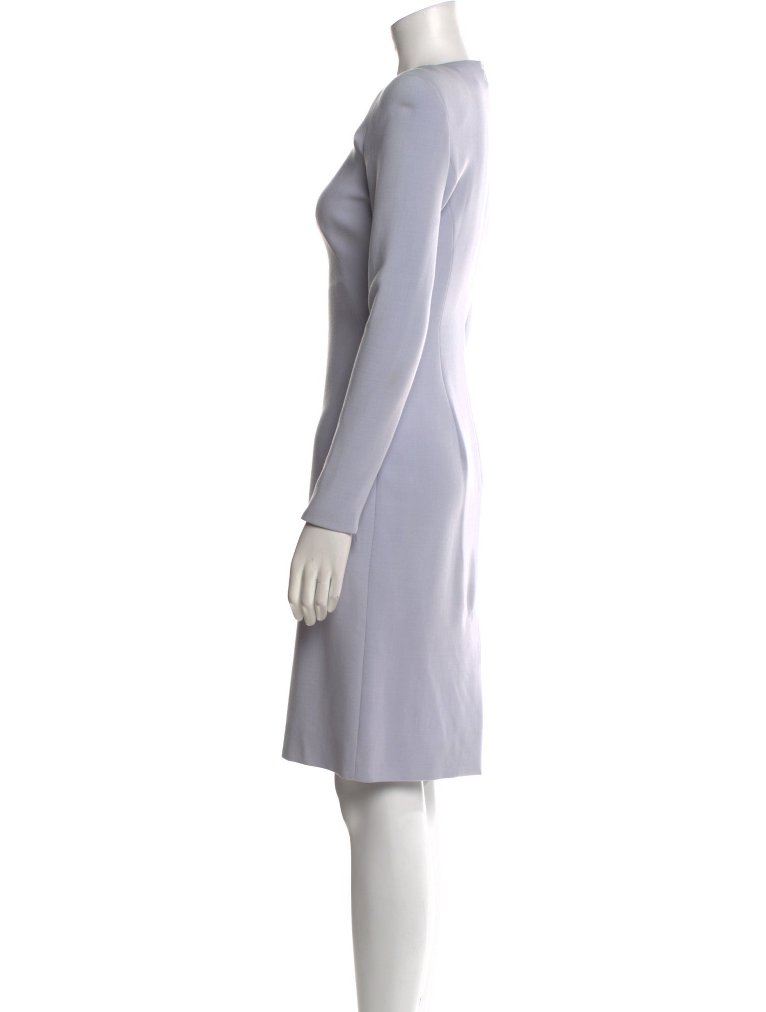 Alexander McQueen Wool Knee-Length Dress