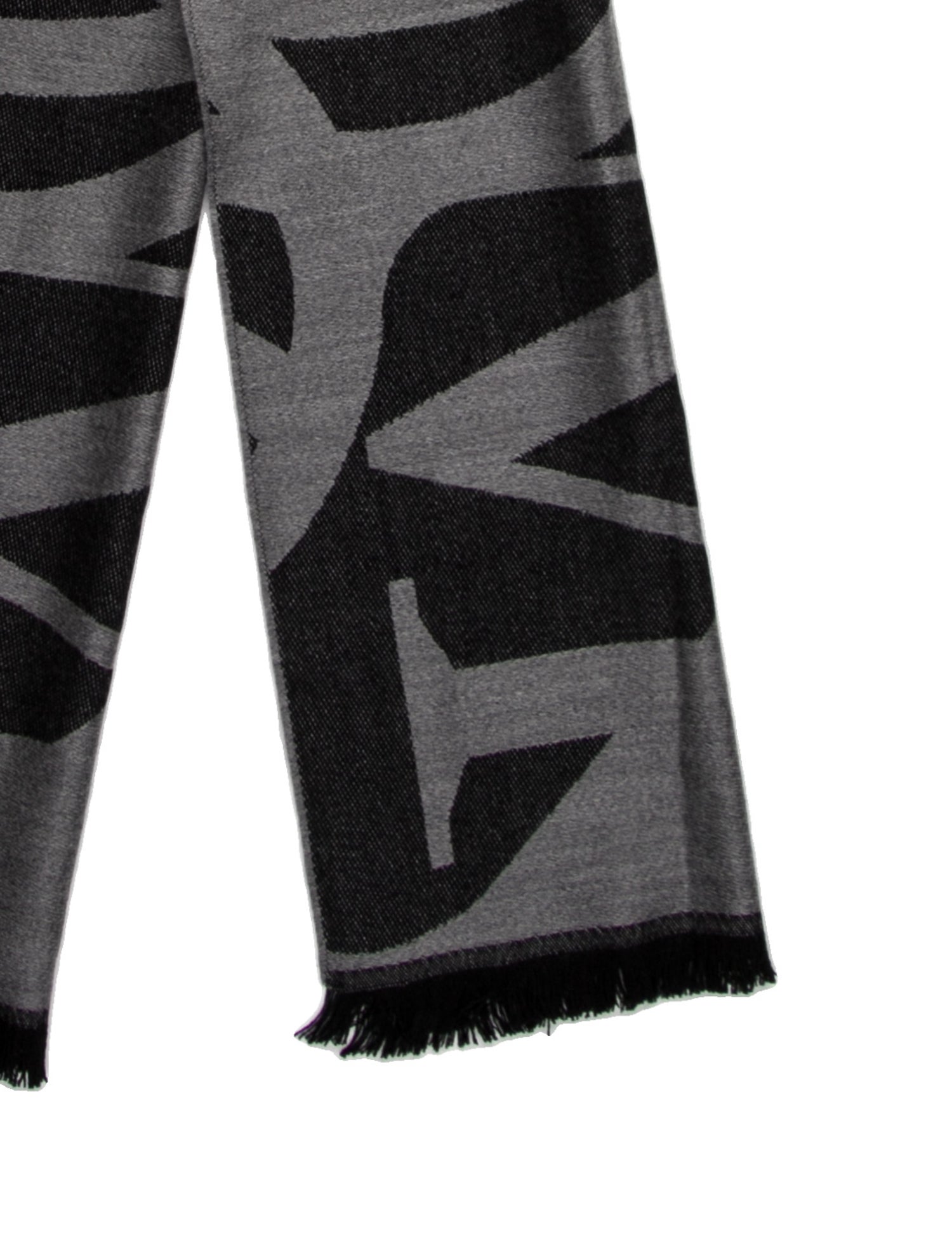 Alexander McQueen Wool Printed Scarf w/ Tags