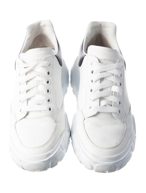 Alexander McQueen Leather Printed Athletic Sneakers