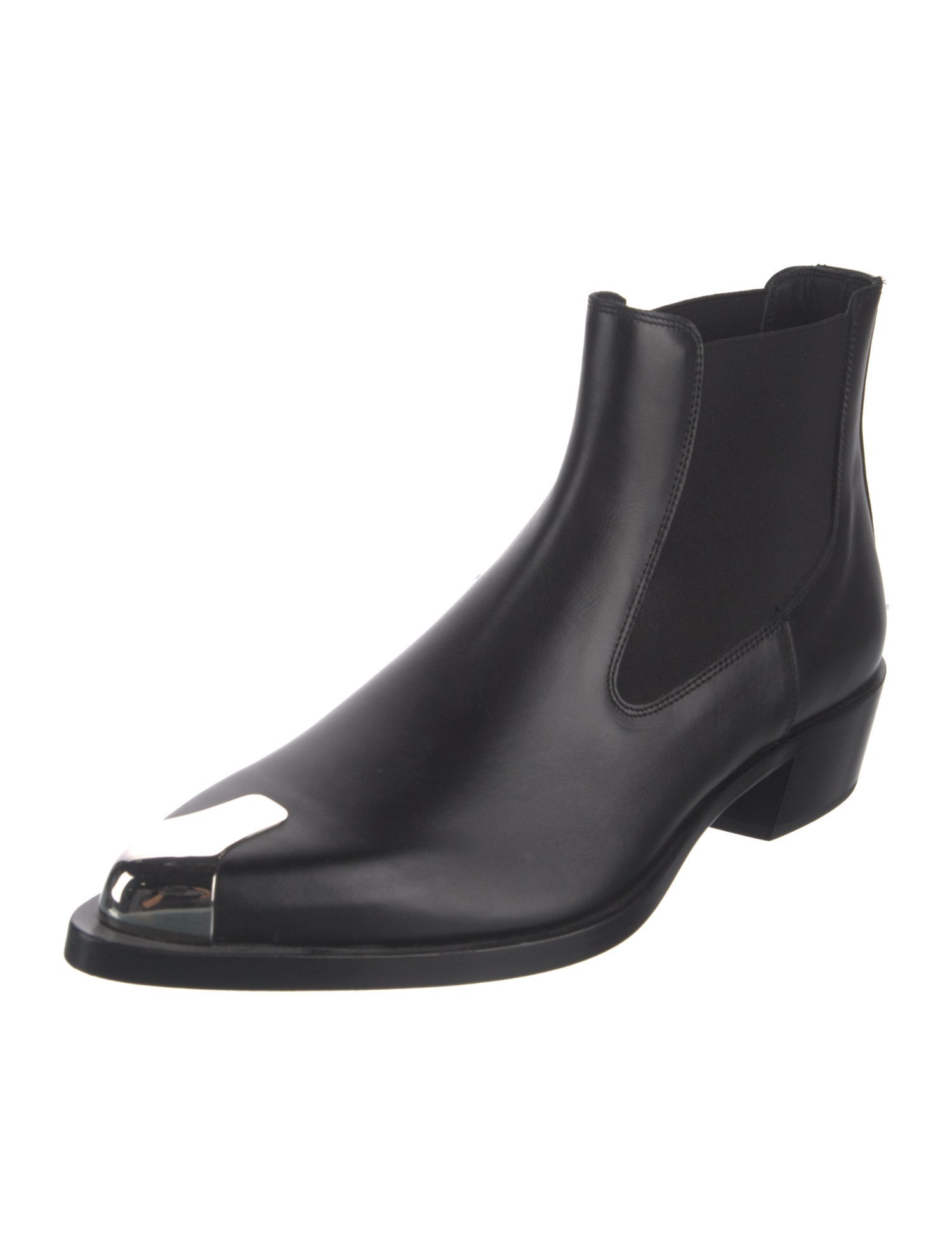Alexander McQueen Leather Chelsea Boots