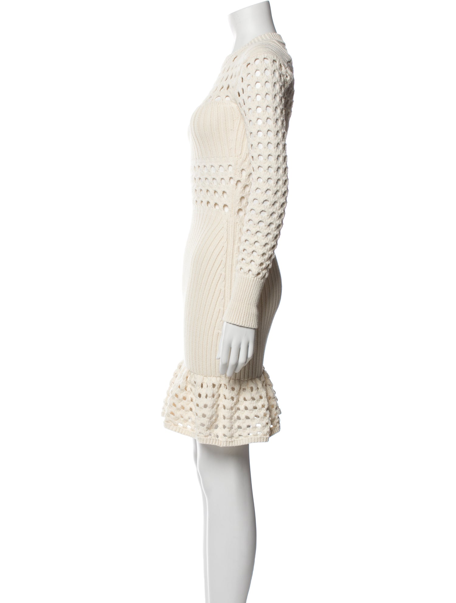 Alexander McQueen Striped Mini Dress