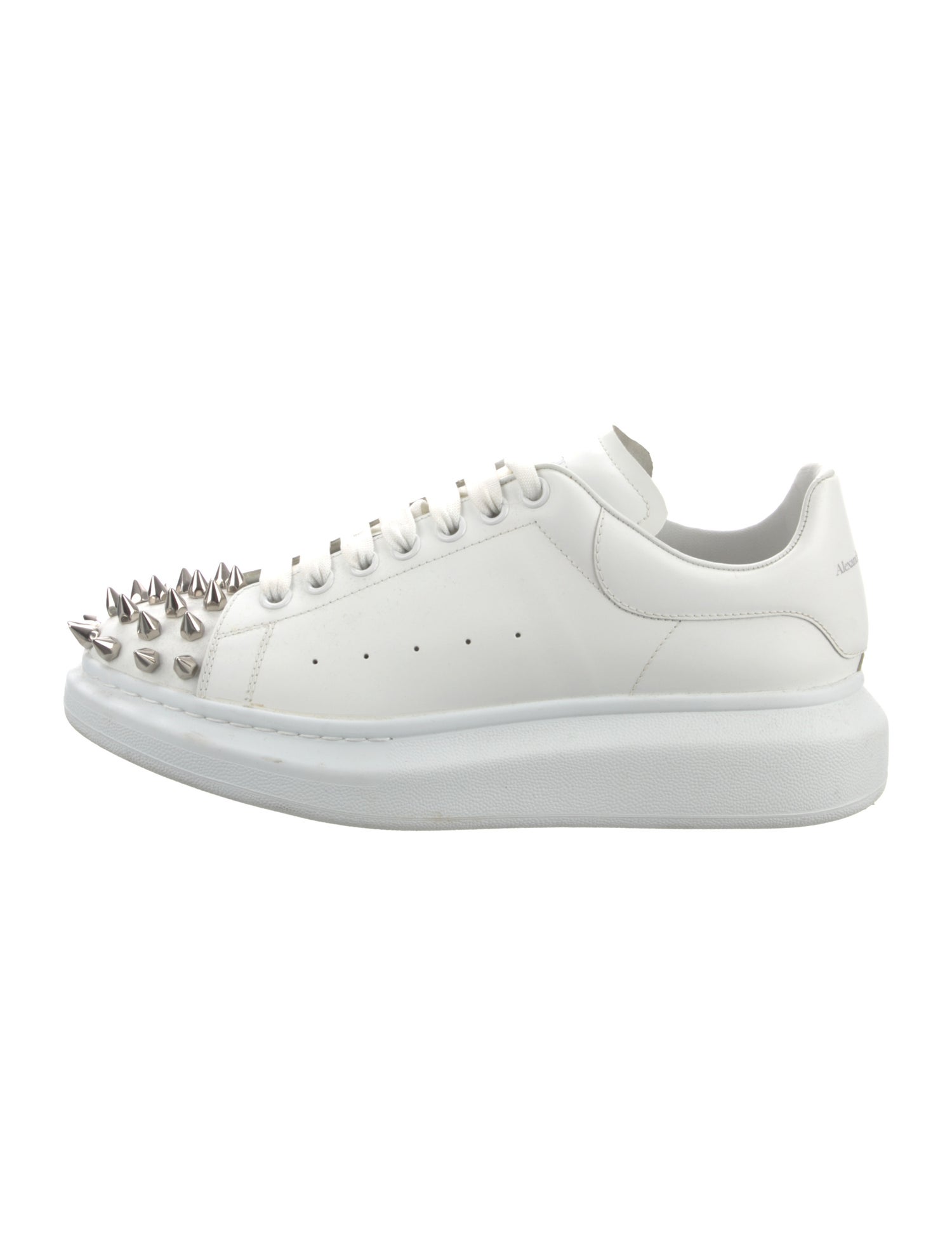 Alexander McQueen Leather Studded Accents Sneakers