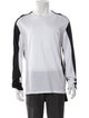 Alexander McQueen Colorblock Pattern Crew Neck T-Shirt