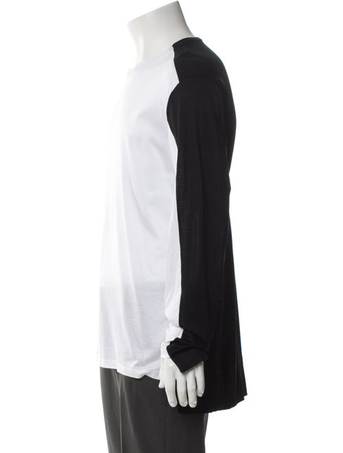 Alexander McQueen Colorblock Pattern Crew Neck T-Shirt