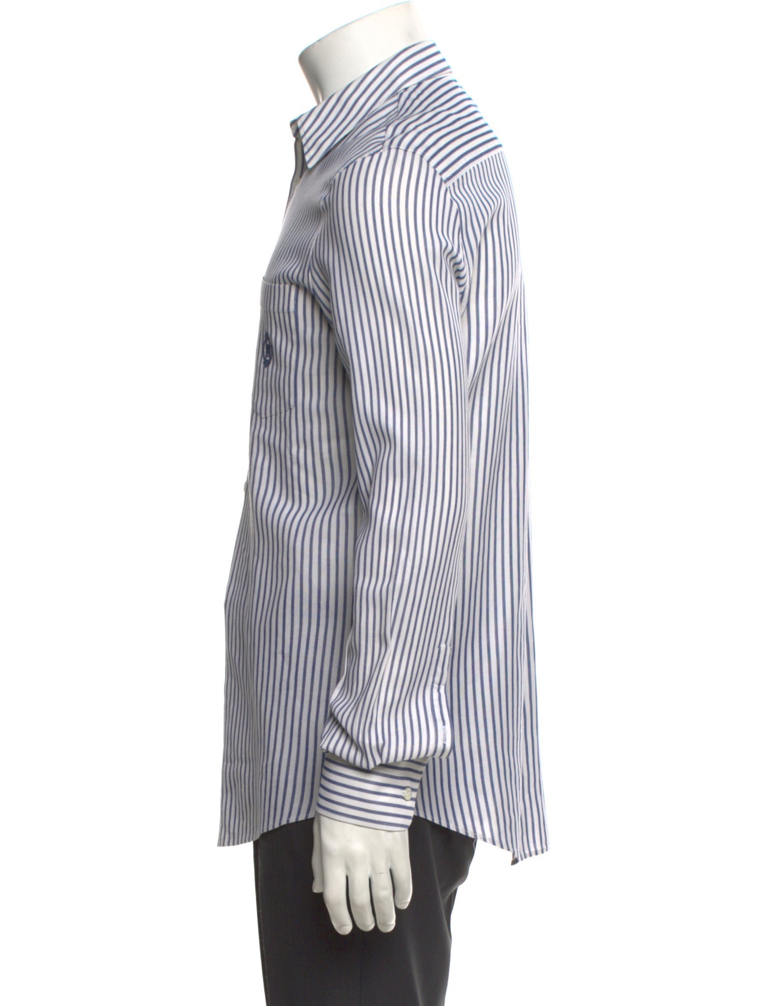 Alexander McQueen 2011 Striped Dress Shirt