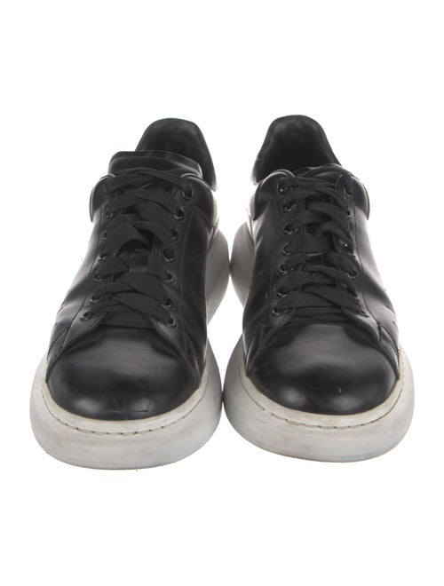 Alexander McQueen Leather Colorblock Pattern Sneakers