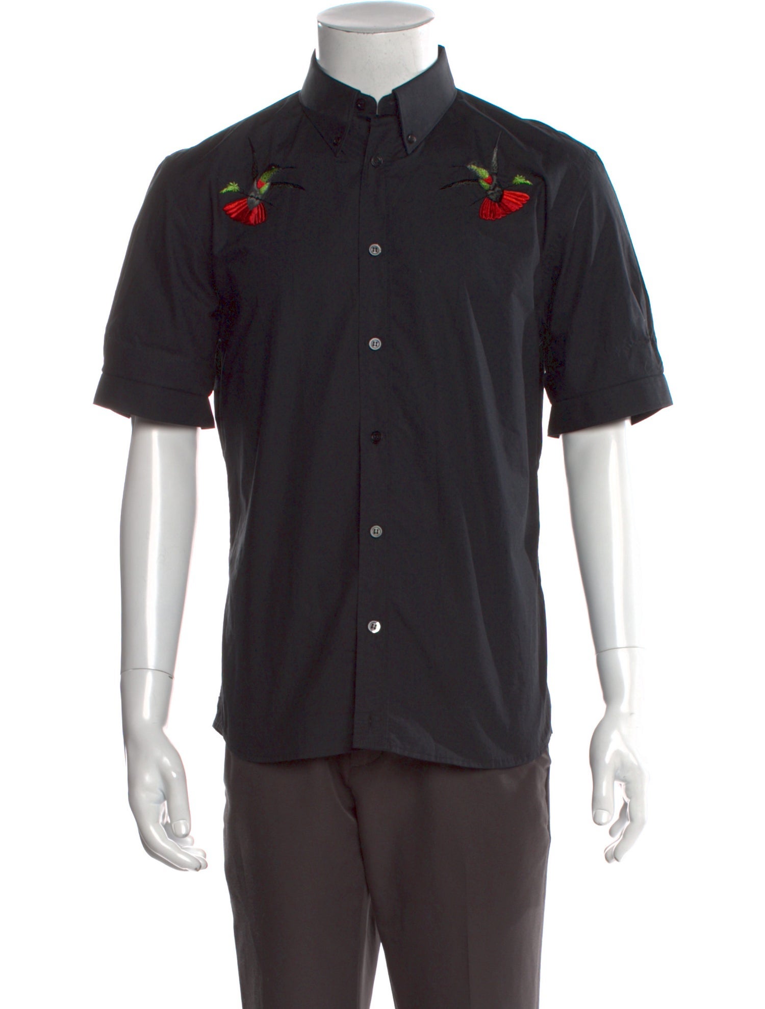 Alexander McQueen 2016 Short Sleeve Western Shirt