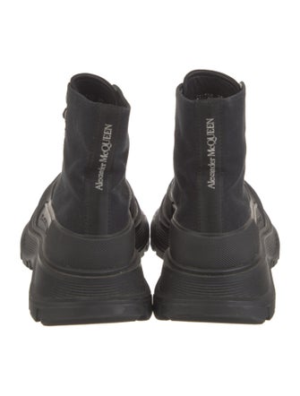 Alexander McQueen Canvas Combat Boots