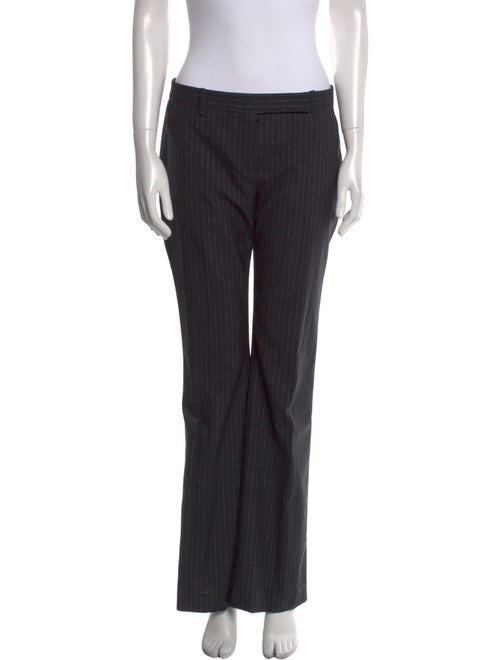 Alexander McQueen Virgin Wool Wide Leg Pants