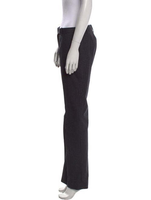 Alexander McQueen Virgin Wool Wide Leg Pants