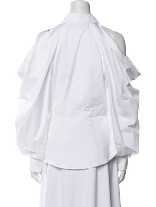 Alexander McQueen Long Sleeve Button-Up Top