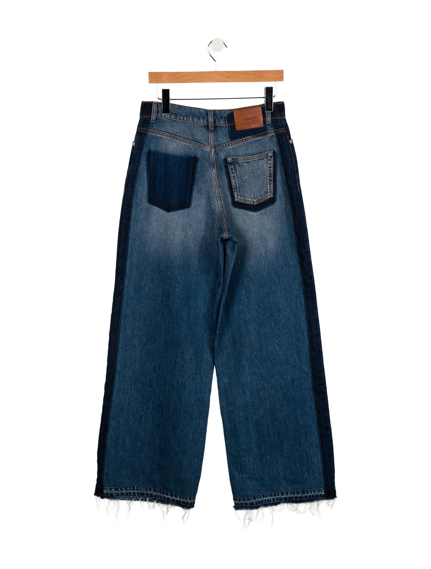 Alexander McQueen High-Rise Wide Leg Jeans