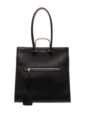 Alexander McQueen Leather Top Handle Bag