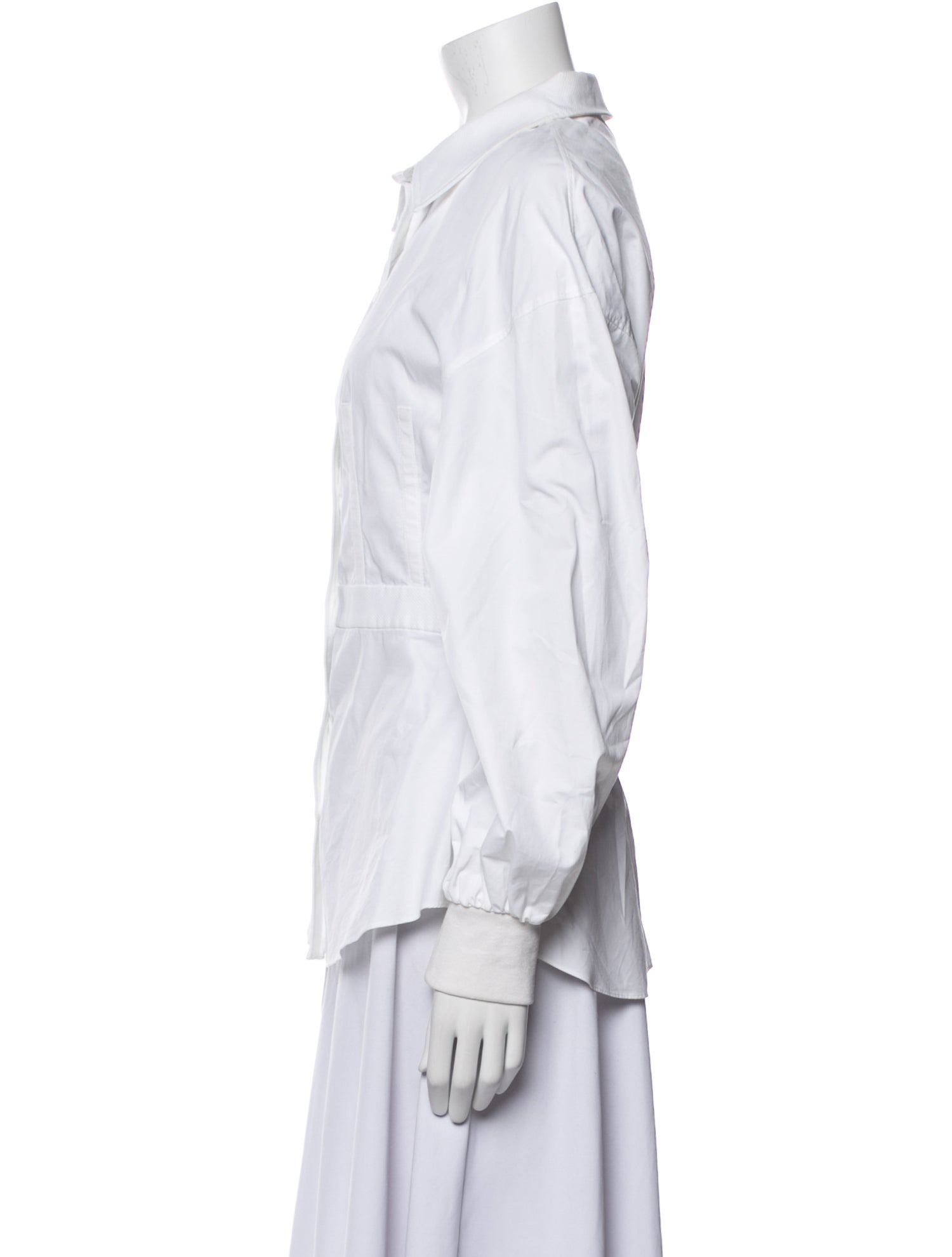 Alexander McQueen Long Sleeve Button-Up Top