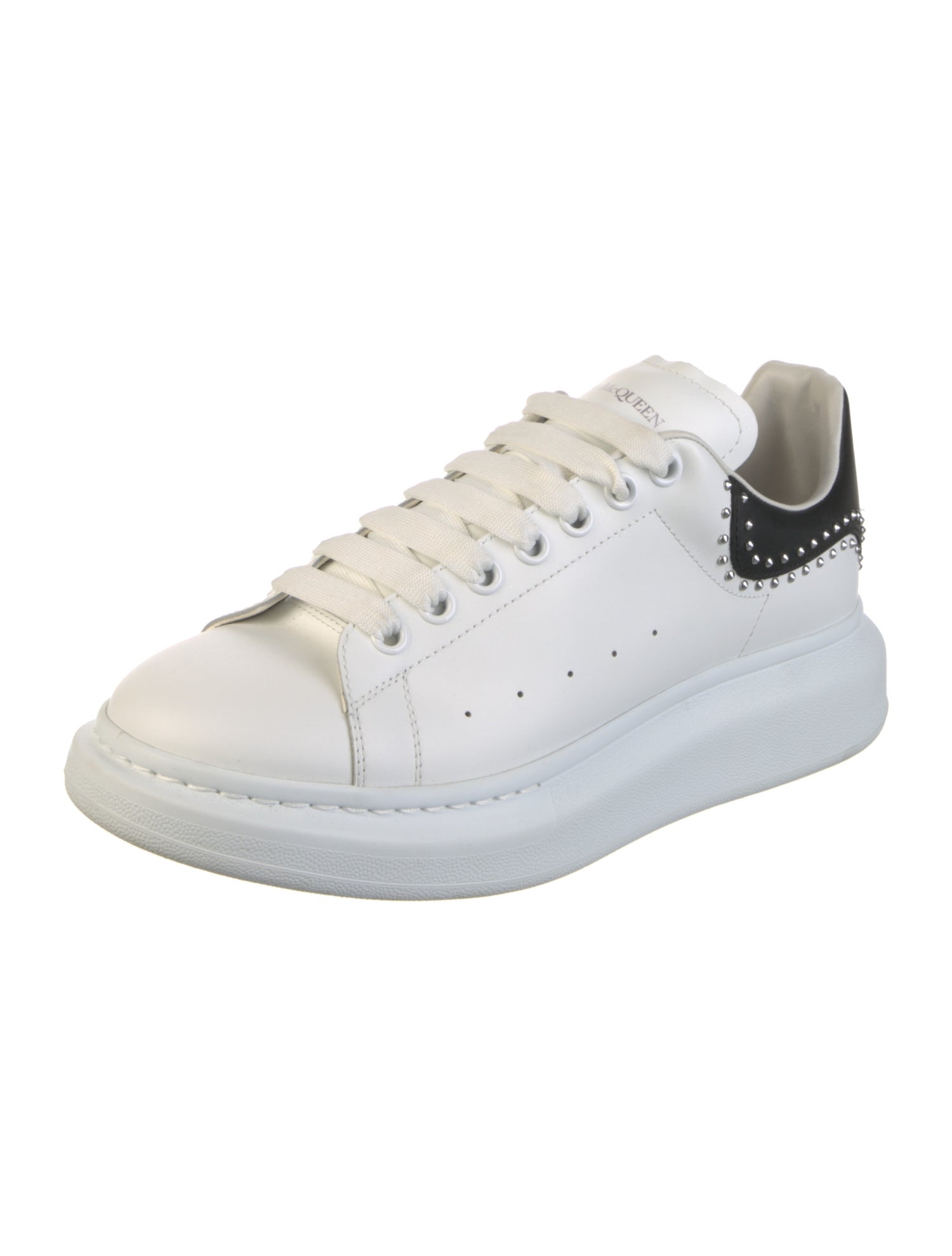 Alexander McQueen Leather Studded Accents Chunky Sneakers