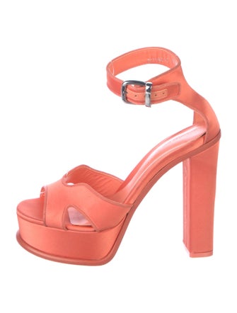 Alexander McQueen Satin Sandals