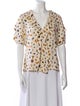 Alexander McQueen Silk Printed Blouse